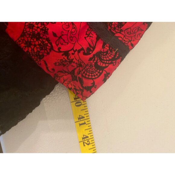 Hot Topic Red & Black Gothic Skull Lace-Up Sleeveless Dress XXL - Picture 14 of 14